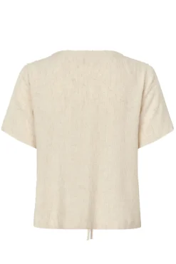 Dames top ecru