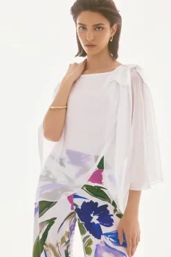 Dames top ecru