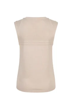 Dames top ecru