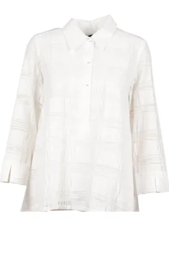 Dames top ecru