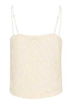 Dames top ecru