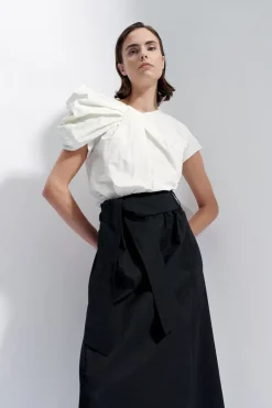 Dames top ecru