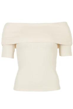 Dames top ecru