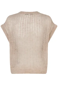 Dames top ecru