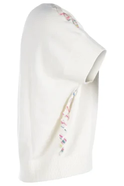 Dames top ecru