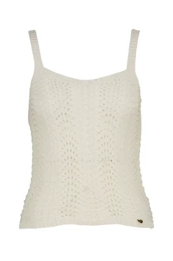 Dames top ecru