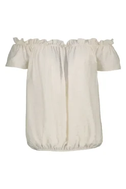 Dames top ecru