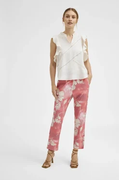 Dames top ecru