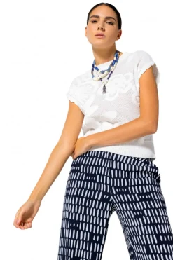 Dames top ecru