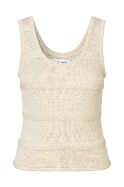 Dames top ecru