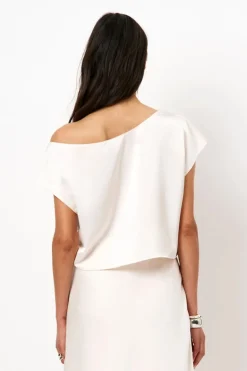 Dames top ecru