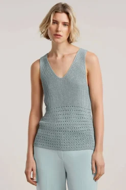 Dames top grijs