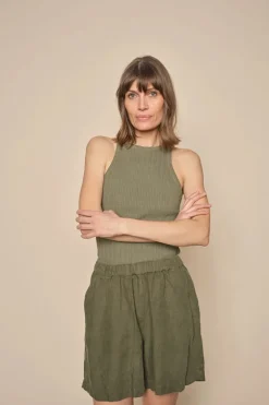 Dames top groen