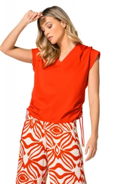 Dames top rood
