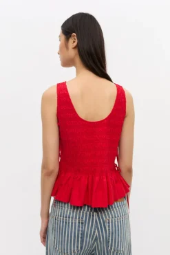 Dames top rood