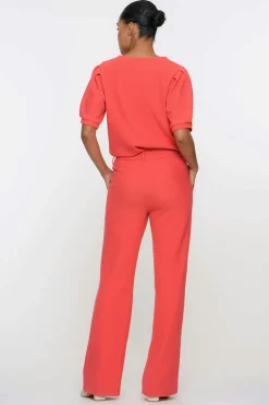 Dames top rood