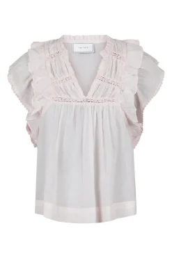 Dames top rose