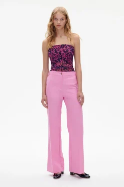 Dames top rose