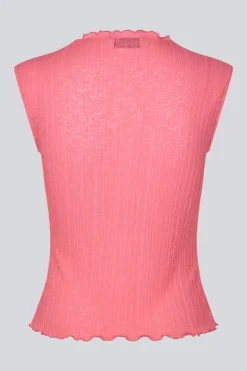 Dames top rose