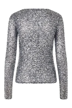 Dames top zilver
