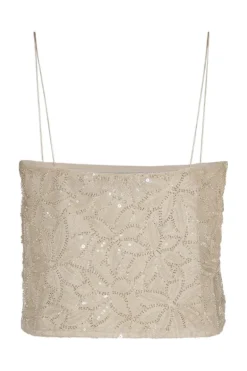 Dames top zilver