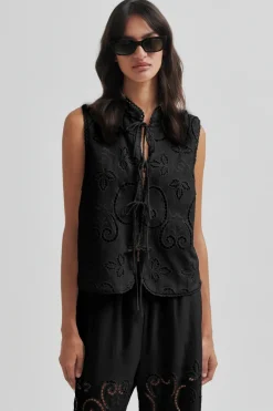 Dames top zwart