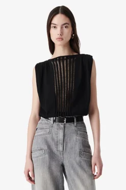 Dames top zwart