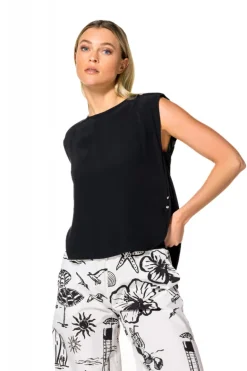 Dames top zwart