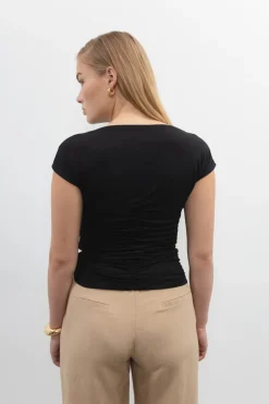 Dames top zwart