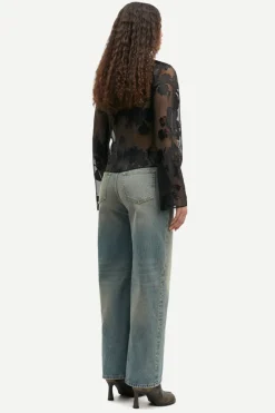 Dames top zwart