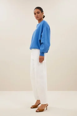 Dames trui blauw