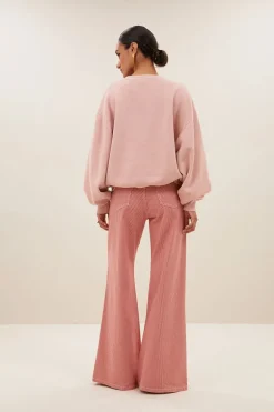 Dames trui rose