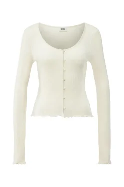 Dames t-shirt korte mouw bruin