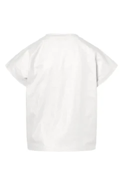 Dames t-shirt korte mouw bruin