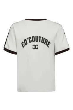 Dames t-shirt korte mouw bruin