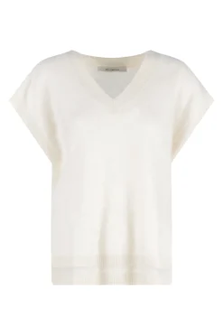 Dames t-shirt korte mouw ecru