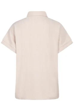 Dames t-shirt korte mouw ecru