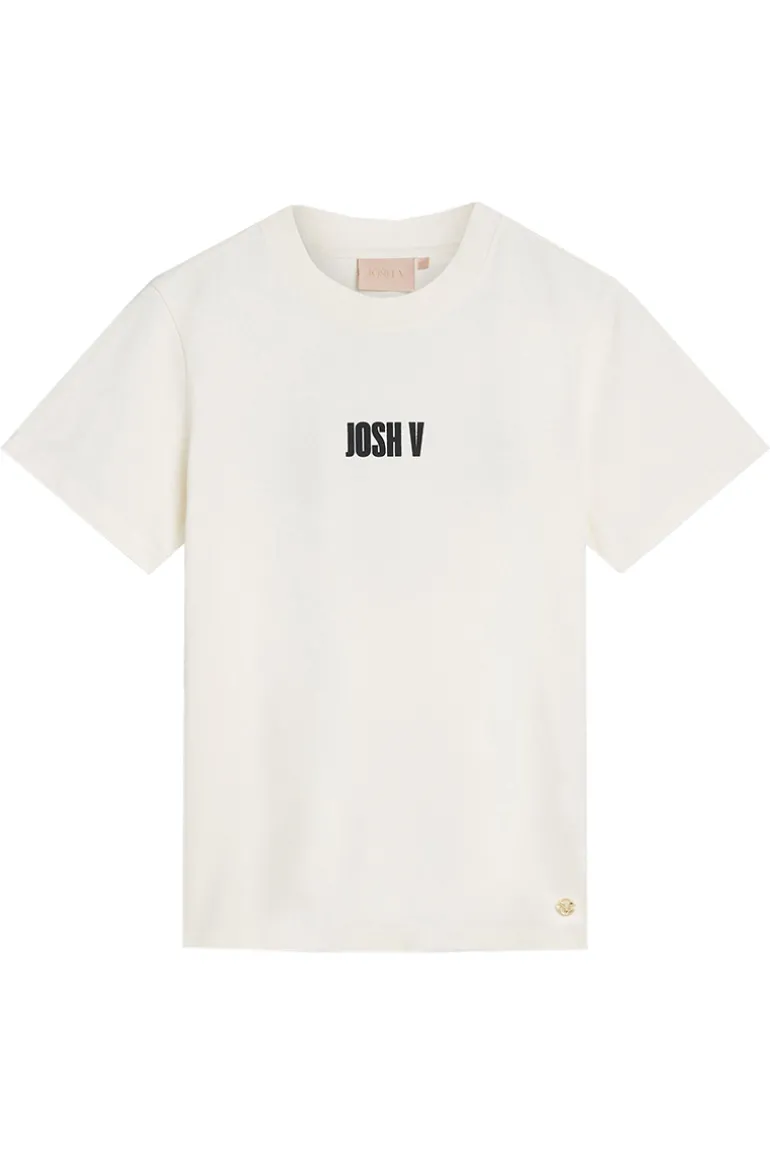 Dames t-shirt korte mouw ecru