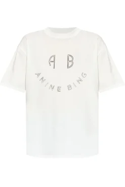 Dames t-shirt korte mouw ecru