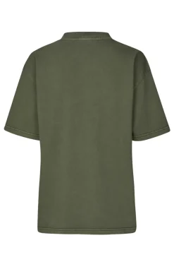 Dames t-shirt korte mouw groen