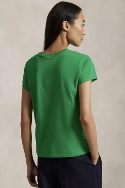 Dames t-shirt korte mouw groen