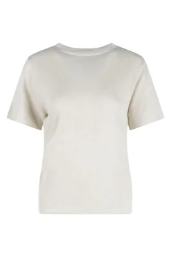 Dames t-shirt korte mouw goud