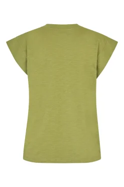 Dames t-shirt korte mouw groen