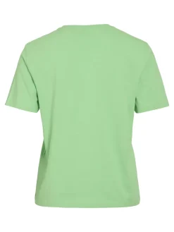 Dames t-shirt korte mouw groen