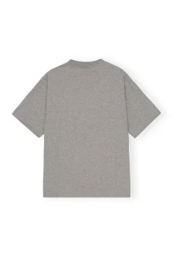Dames t-shirt korte mouw grijs
