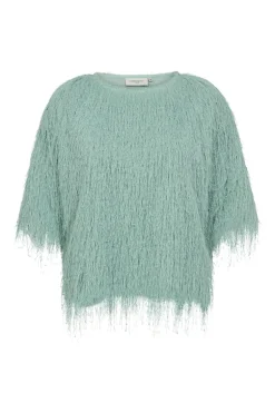 Dames t-shirt korte mouw groen