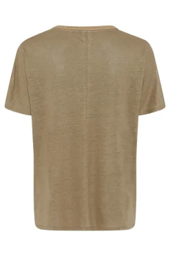 Dames t-shirt korte mouw groen