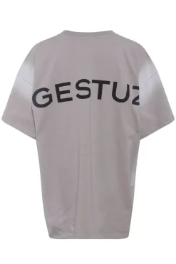 Dames t-shirt korte mouw grijs