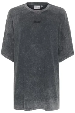 Dames t-shirt korte mouw grijs
