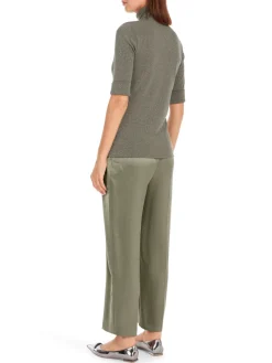 Dames t-shirt korte mouw groen